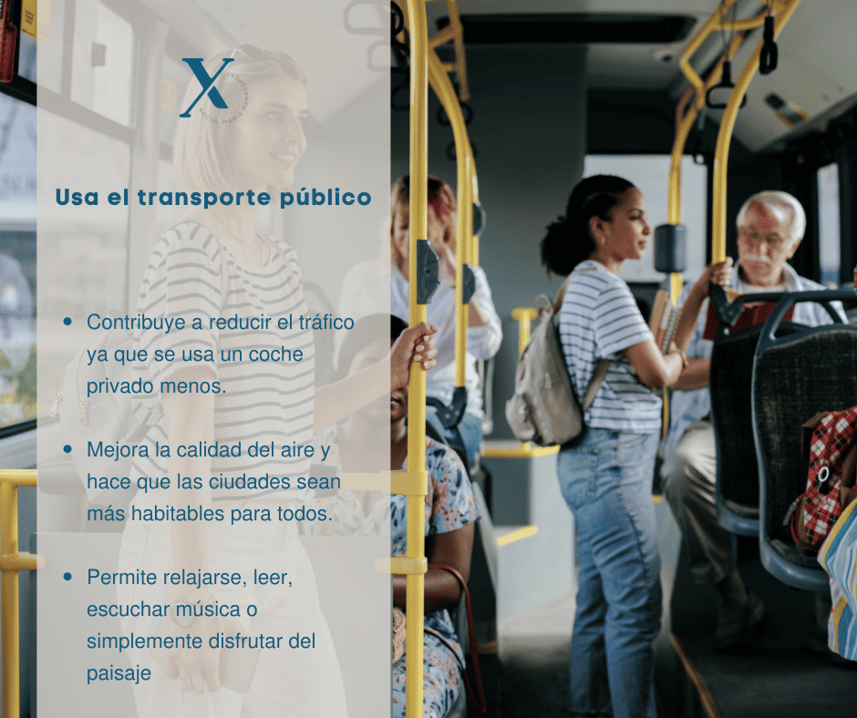 Contaminar menos en verano o de viaje - transporte público